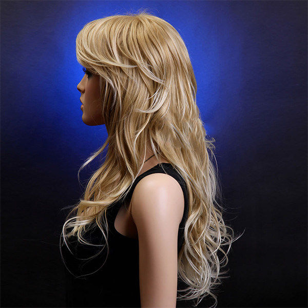 สายผมธรรมชาติ Full Lace Human Hair Wigs With Bangs / Wet And Wavy Hair Extensions abc สายผมธรรมชาติ