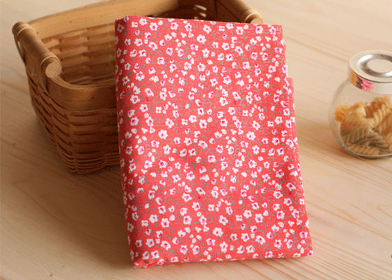 ผ้าฝ้าย 98% สแปนเด็กซ์ 2% ผ้าผ้าลูกฟูกลายดอกไม้ลูกกวาด