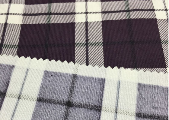 ผ้าฝ้าย 100% Ribstop Stripe 21w ผ้าลูกฟูกยืด