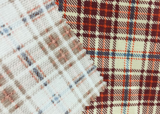 ผ้าฝ้าย 100% Ribstop Stripe 21w ผ้าลูกฟูกยืด