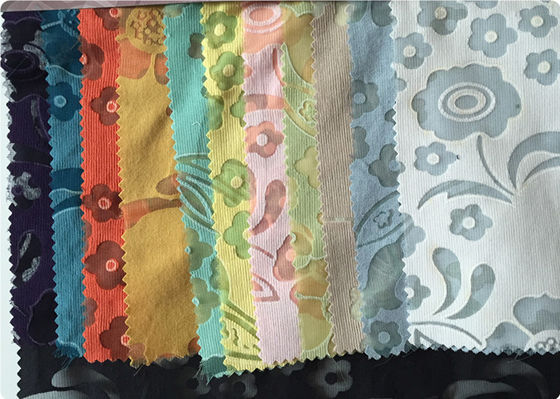 เสื้อผ้า / โซฟา / เสื้อ ผ้าพิมพ์แบบกำหนดเอง ผ้าเครื่องแต่งกายดอกไม้