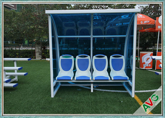 อุปกรณ์สนามฟุตบอลที่ทนต่อสภาพอากาศ Mobility Aluminium Soccer Coach Seat