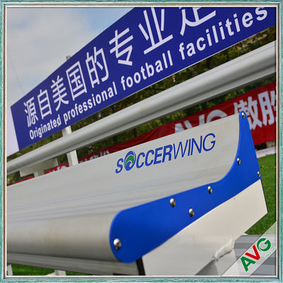 เก้าอี้สนามฟุตบอลพลาสติก / อลูมิเนียม Bleacher ป้องกันรังสียูวี