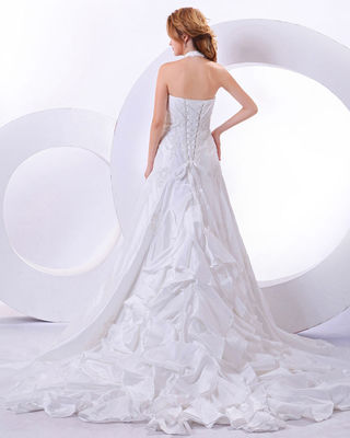 ทำเองรอบสายคล้องคอAppliquesชุดแต่งงานสำหรับbirdal,สาว,สตรี