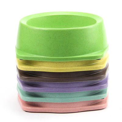 ชามสลัดสำหรับสัตว์เลี้ยงสามขนาดไม้ไผ่วัสดุที่ดีเยี่ยม