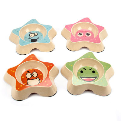 ชามอาหารสุนัขขายส่งใยไผ่