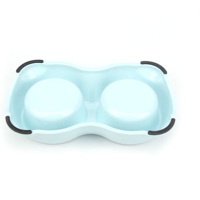 ชามอาหารสัตว์เลี้ยงสแตนเลสพร้อมชามคู่