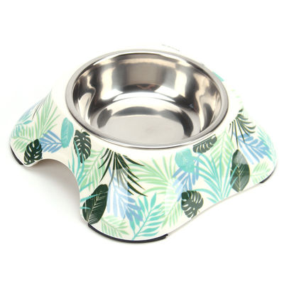 Pet Bowl ชามสแตนเลส Cat Dog Puppy Feeder Bowl